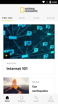 National Geographic android App screenshot 0